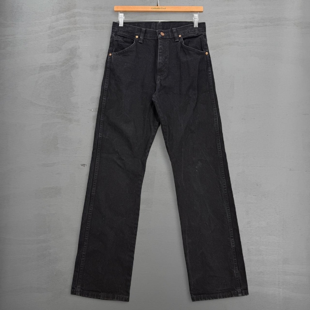 Wrangler Cowboy Cut Jeans Black Straight Leg 1013MWBBK Girls Size 16 REG